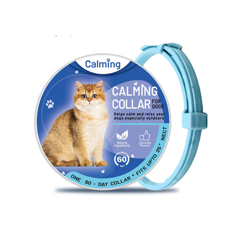 Anxiety Relief, Calming and Soothing Collar for Dogs and Cats