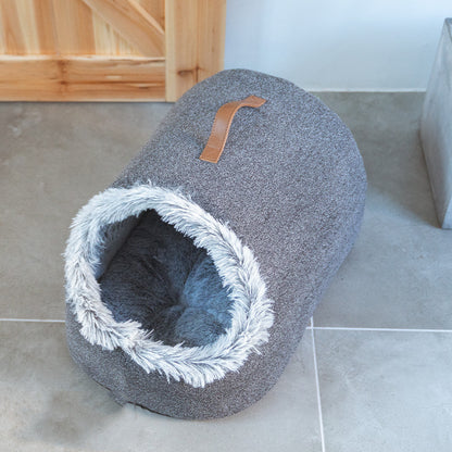 Polar Fleece Warm Playtime Cat Nesting Bed