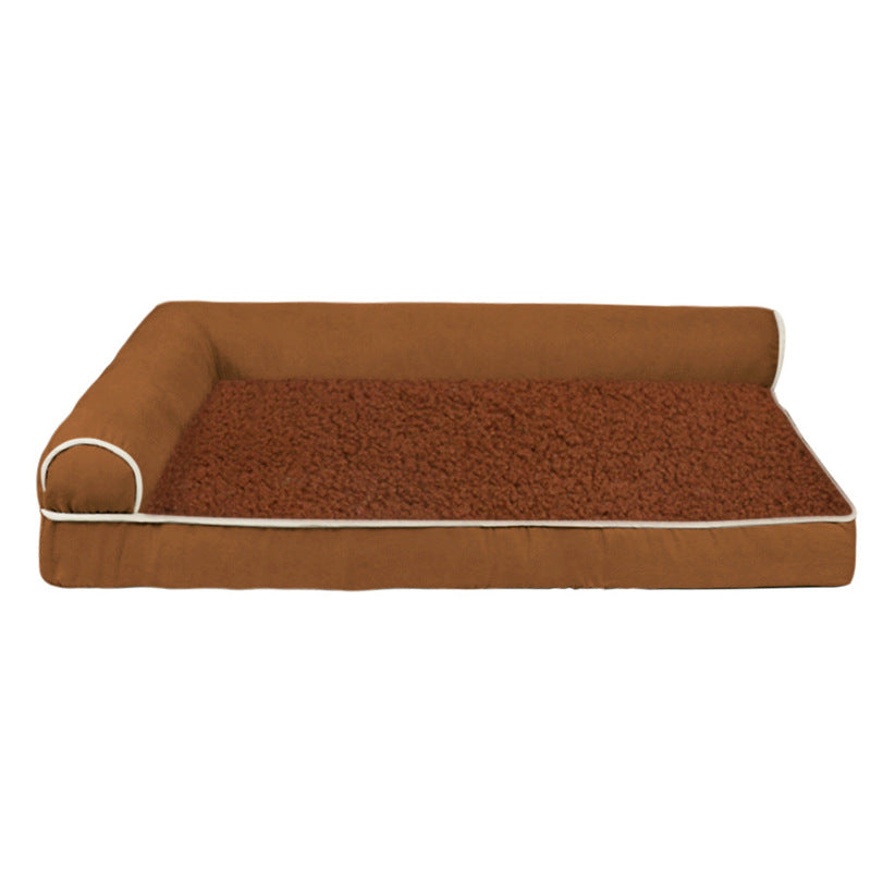 Thick Memory Foam Bolstered All Season Bed for Dogs and Cats