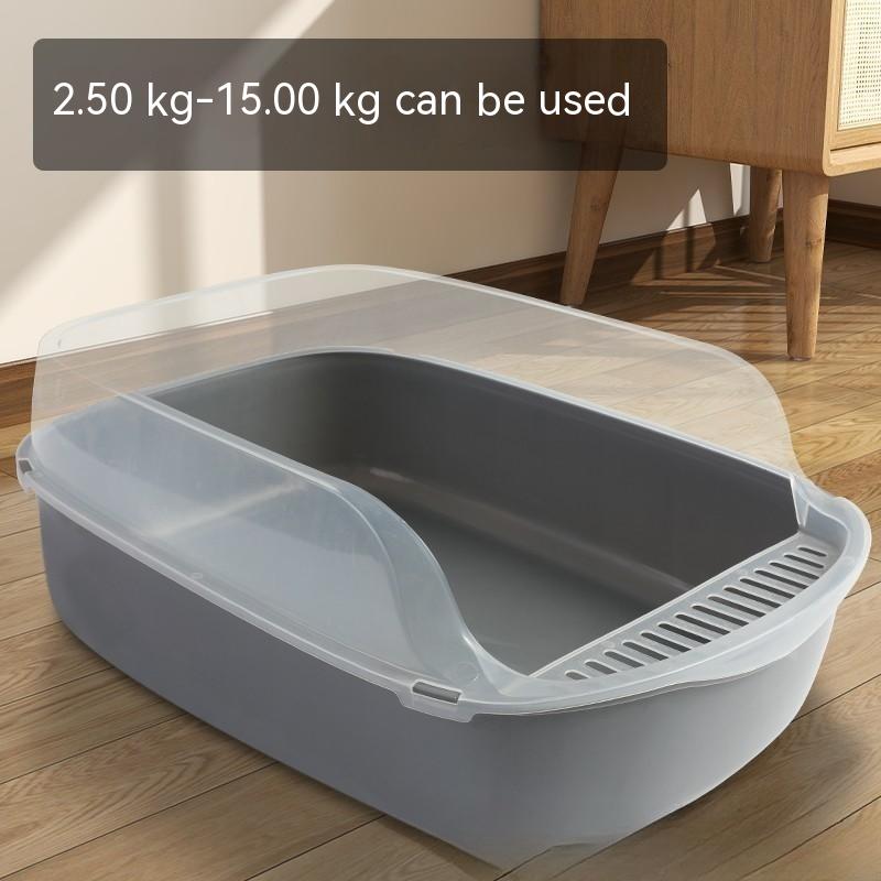 Anti-Fling Protective Kitty Litter Basin