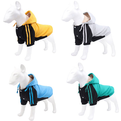 Sporty Warm Hoodie Sweater for Dogs and Cats