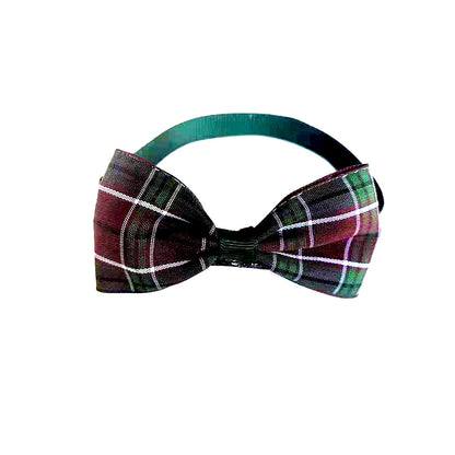 Fun Stylish Plaid Cats and Dogs Bow Ties