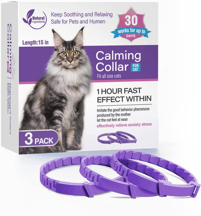 Natural Ingredient Soothing Calming Collar Cats and Dogs