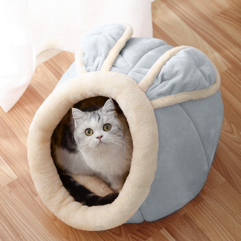 Enclosed Cat Villa for Nesting Playing House