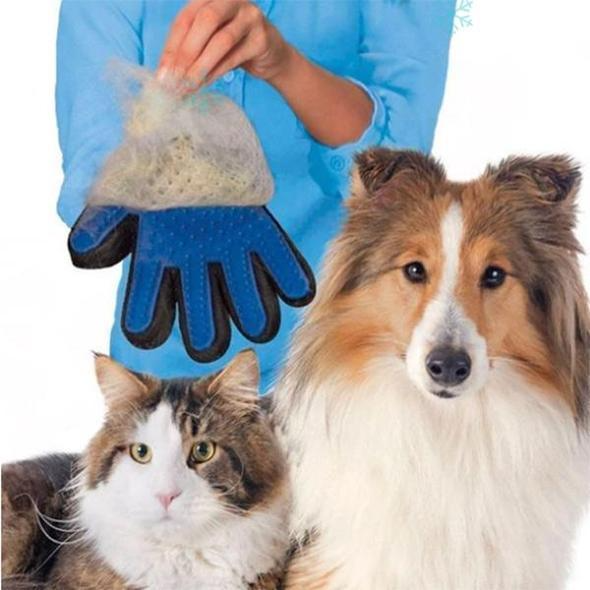 Dog and Cat Hair Removal Gloves and Soft Washer