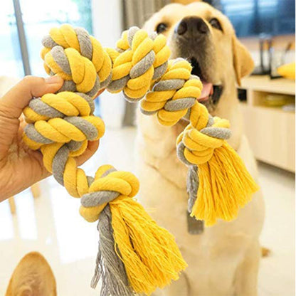 Teeth Grinding Cotton Rope Toy for Dogs