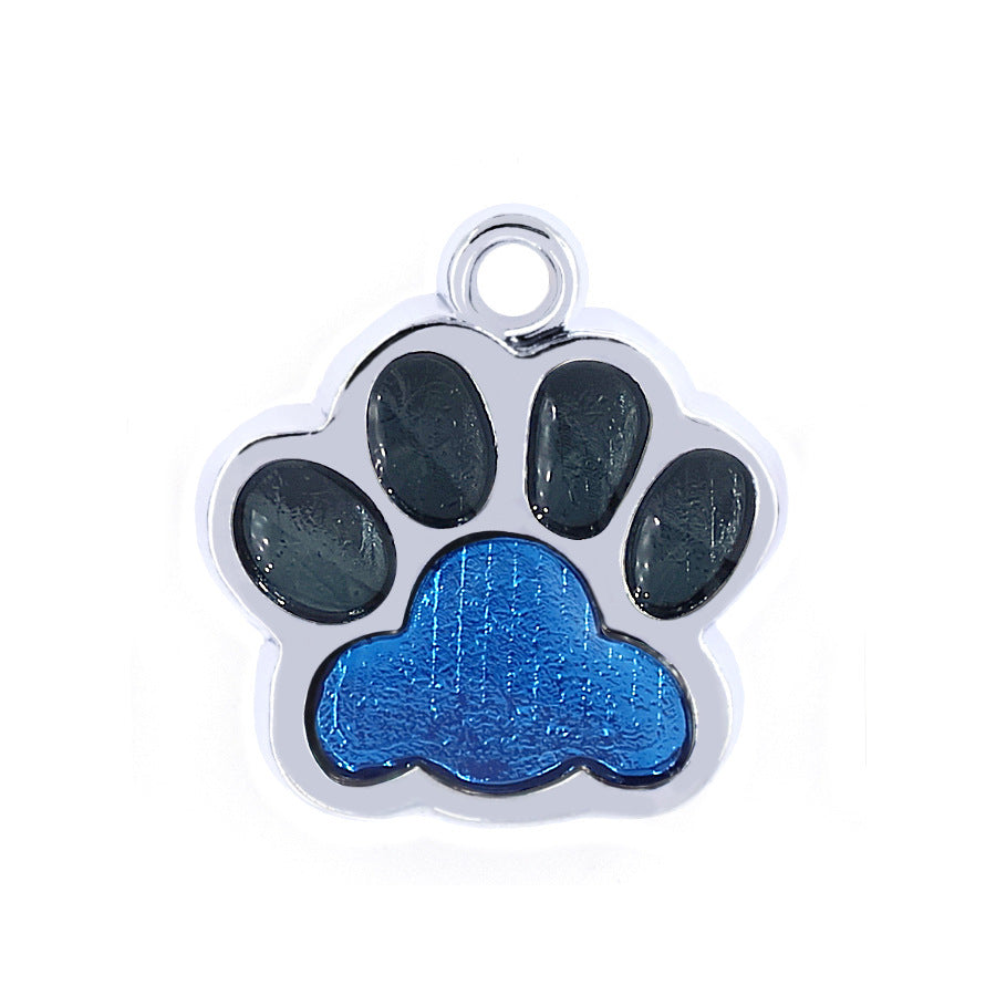 Pawprint Personalized Collar ID Tag for Dogs and Cats