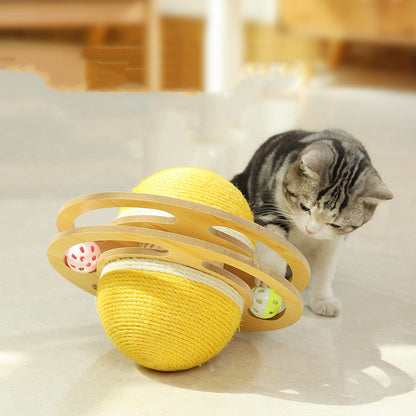 Cat Space Asteroid Wheel Wear-Resistant Toys