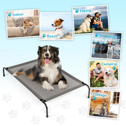 Sturdy Durable 8" Raised Platform Bed for Dogs