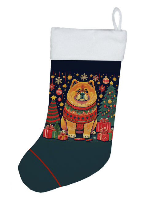 Chow Chow - Christmas Holiday Stocking for Fun Family Decorations