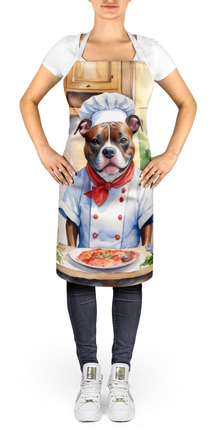 Staffordshire Pitt Bull Terrier - The Chef Apron for Adult Women Men - Unisex Large