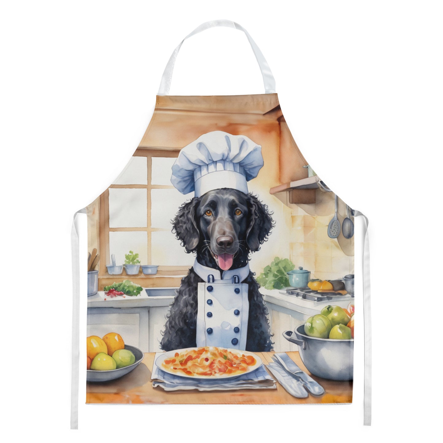 Curly-Coated Retriever - The Chef Apron for Adult Women and Men - Unisex Large