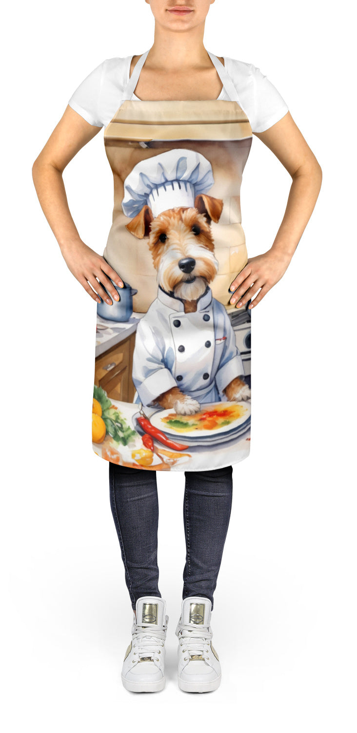 Fox Terrier - The Chef Apron for Adult Women and Men - Unisex Large