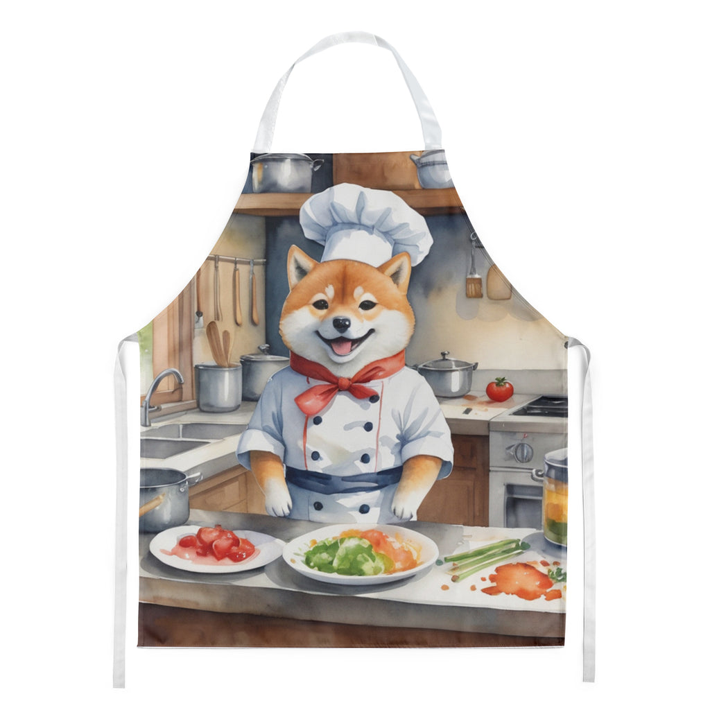 Shiba Inu - The Chef Apron for Adult Women and Men - Unisex Large