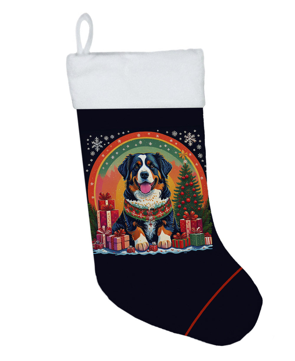 Bernese Mountain Dog -  Christmas Holiday Stocking for Fun Family Decorations