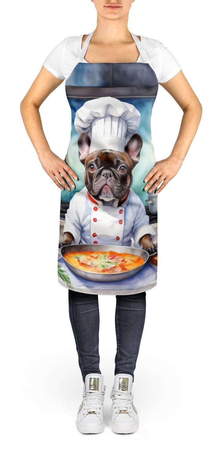 French Bulldog - The Chef Apron for Adult Women and Men - Unisex Large