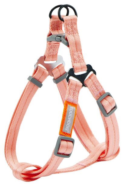 Touchdog - Macaron - 2-in-1 Durable Nylon Harness and Leash Set for Dogs