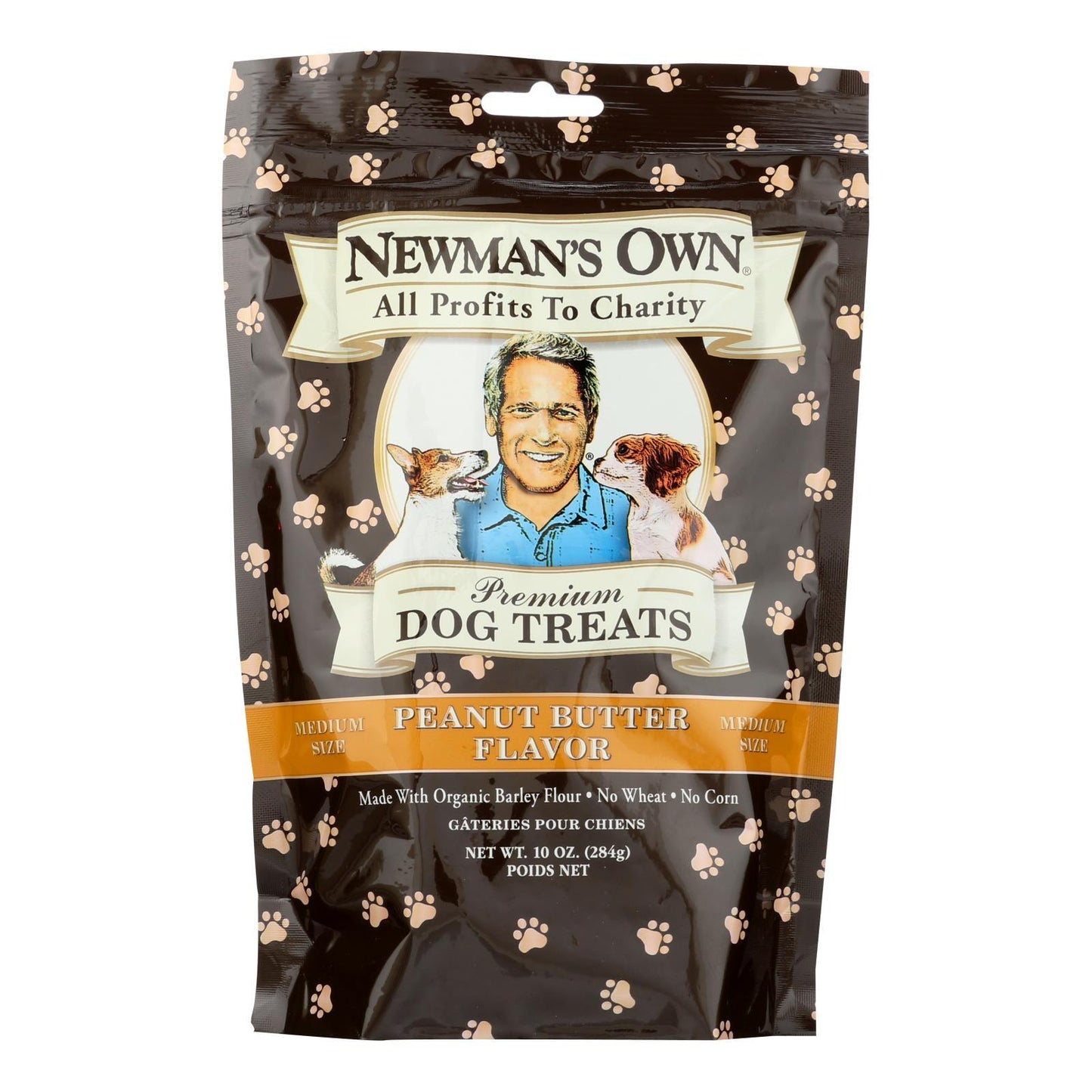 Newman's Own Organics Premium Peanut Butter Treats for Dogs - Case Of  6 - 10 oz. pkg