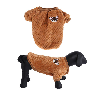 Fun Flannel Winter Clothes for Small Dogs