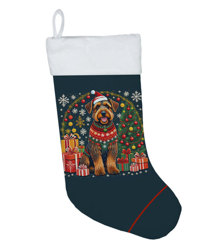 Airedale Terrier -  Christmas Holiday Stocking for Fun Family Decorations