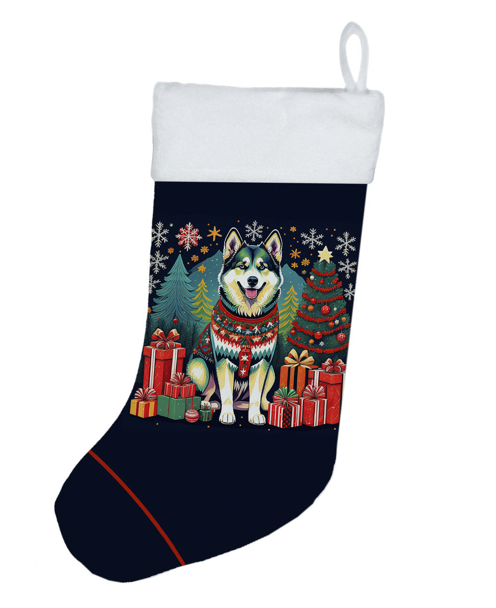 Alaskan Malamute - Christmas Holiday Stocking for Fun Family Decorations