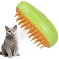 3 In 1 Grooming Steam Cleaning Brush for Cats and Dogs - USB Rechargeable