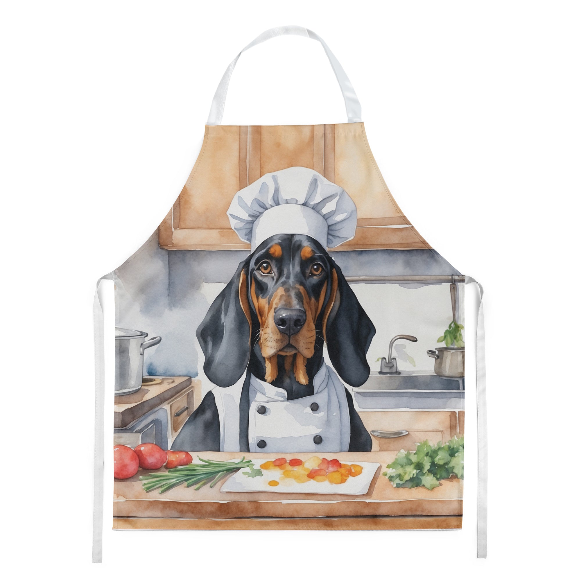 Black and Tan Coonhound - The Chef Apron for Adult Women and Men - Unisex Large