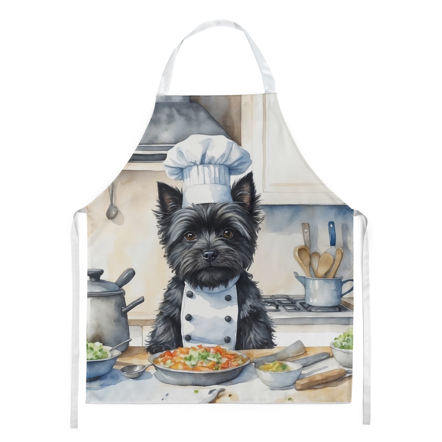 Cairn Terrier - The Chef Apron for Adult Women and Men - Unisex Large