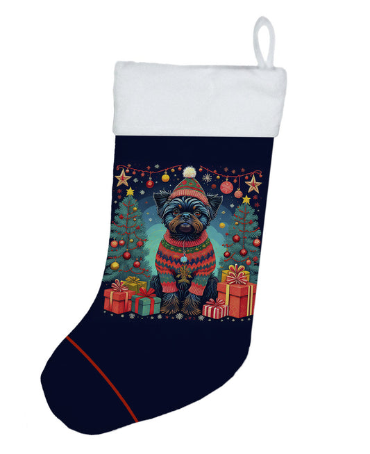 Affenpinscher -  Christmas Holiday Stocking for Fun Family Decorations