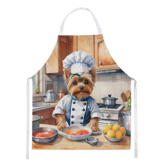 Yorkie Yorkshire Terrier The Chef Apron for Adult Women and Men - Unisex Large