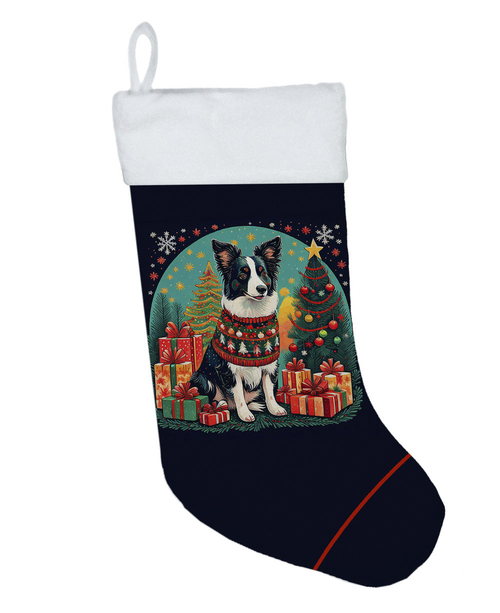 Border Collie - Christmas Holiday Stocking for Fun Family Decorations