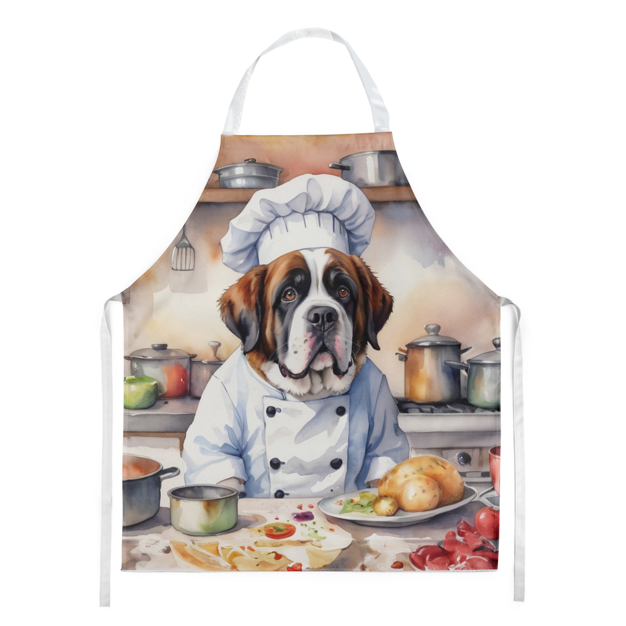 Saint Bernard - The Chef Apron for Adult Women and Men - Unisex Large