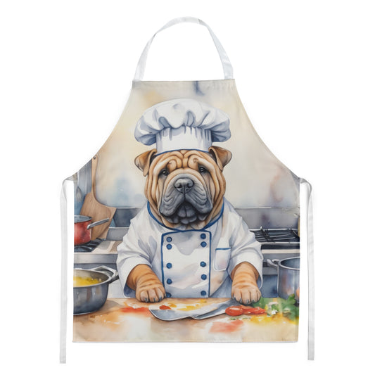 Shar Pei - The Chef Apron for Adult Women and Men - Unisex Large