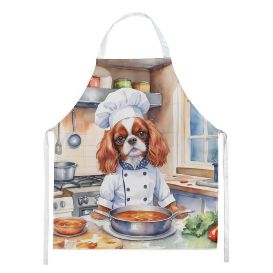 Cavalier Spaniel 2 - The Chef Apron for Adult Women and Men - Unisex Large