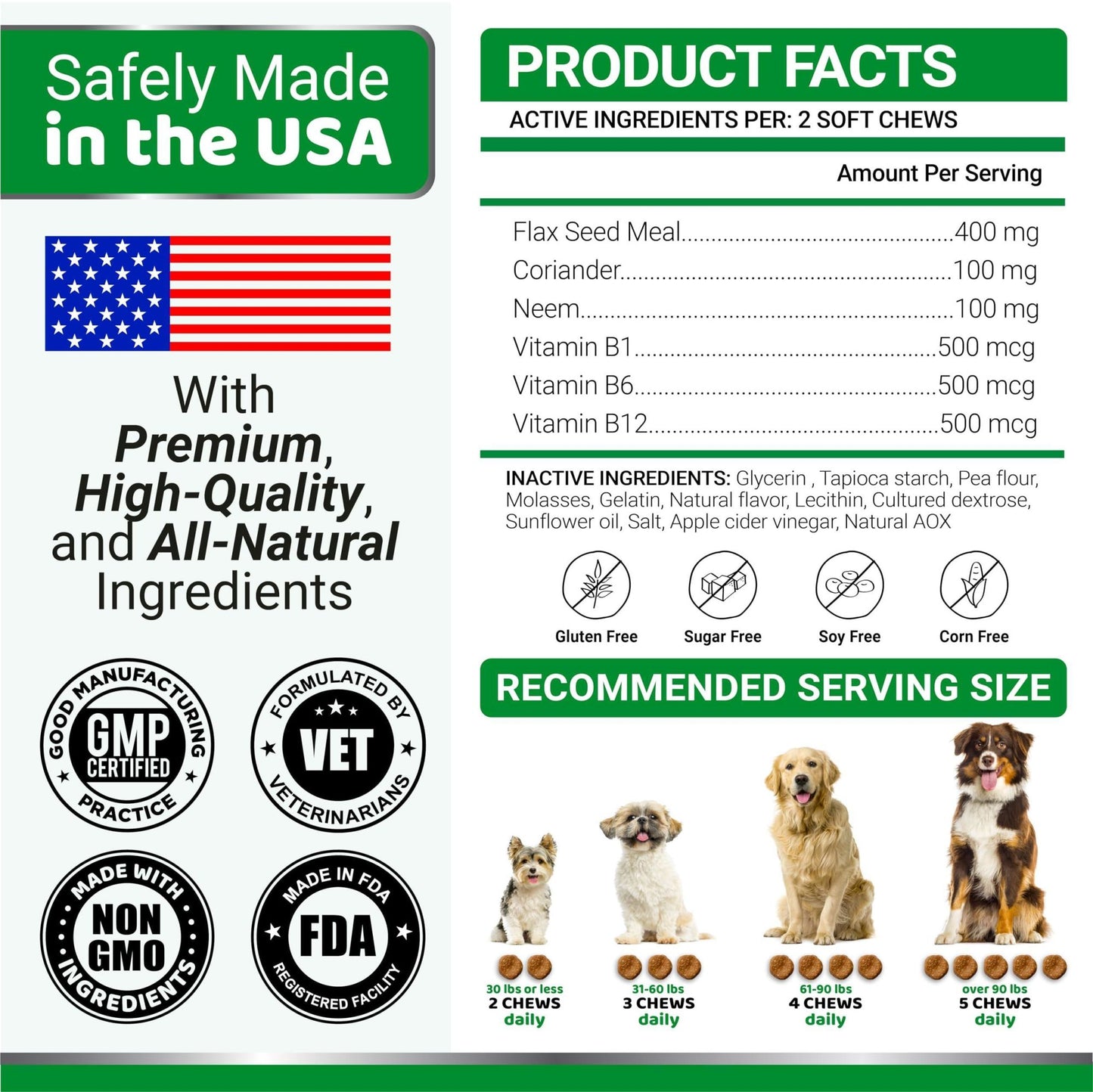 Yuma's - Natural Flea and Tick Prevention Chewables for Dogs