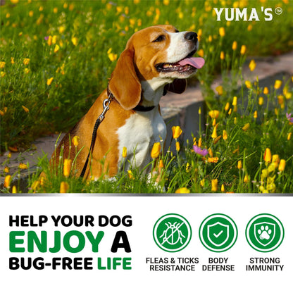 Yuma's - Natural Flea and Tick Prevention Chewables for Dogs