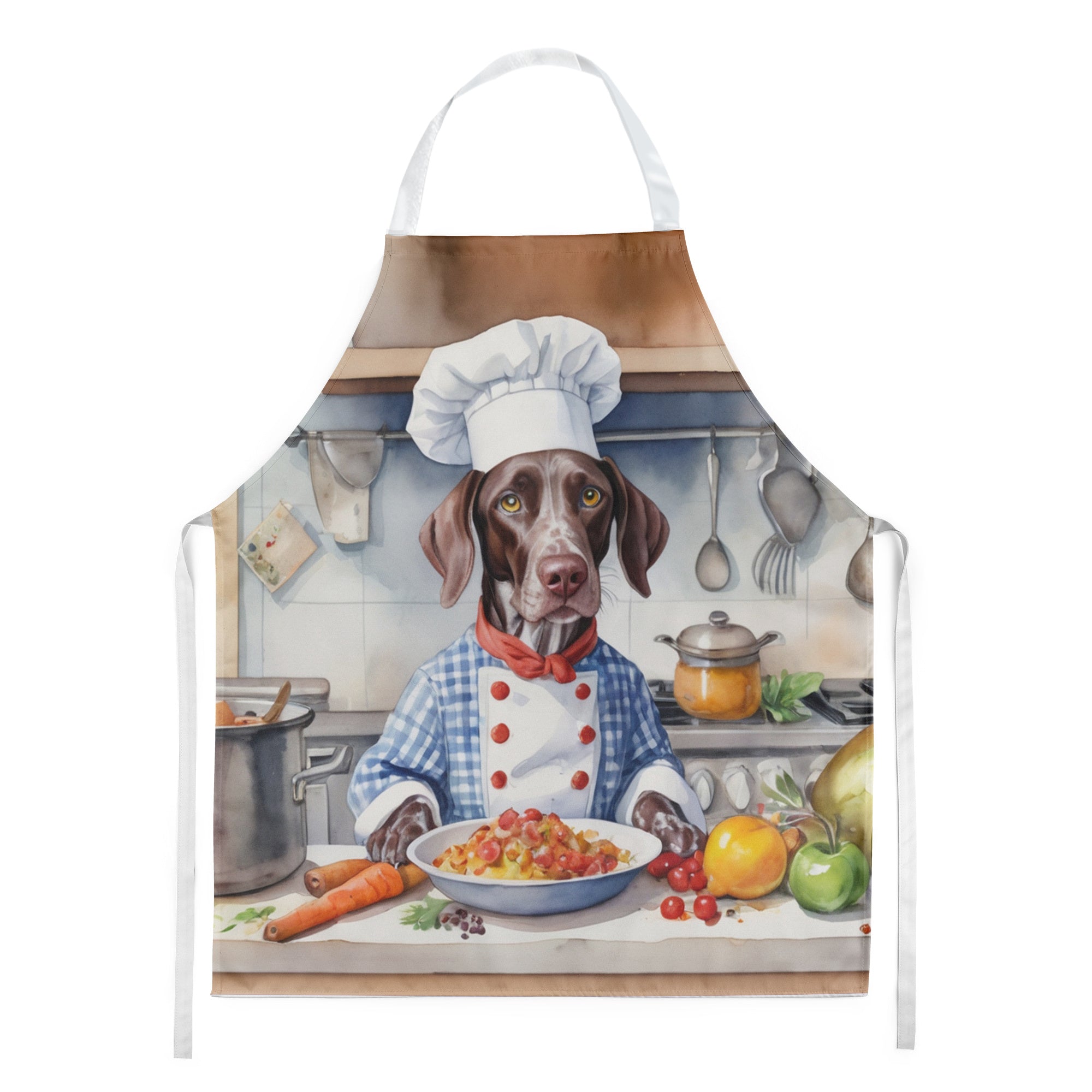 German Shorthaired Pointer - The Chef Apron for Adult Women and Men - Unisex Large