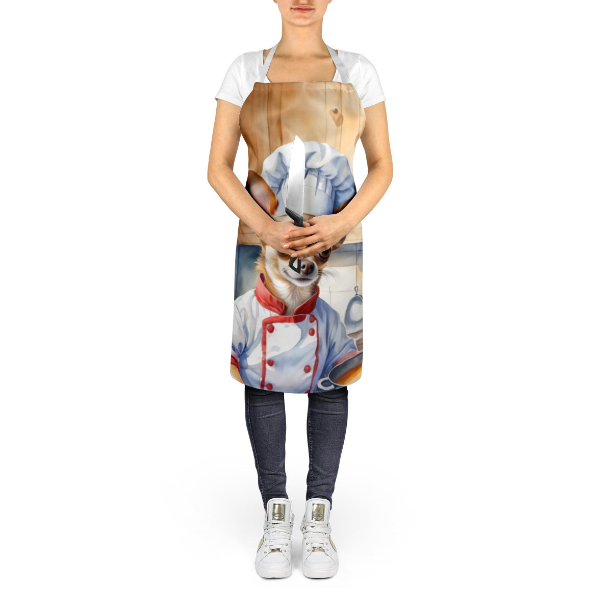 Chihuahua - The Chef Apron for Adult Women and Men - Unisex Large