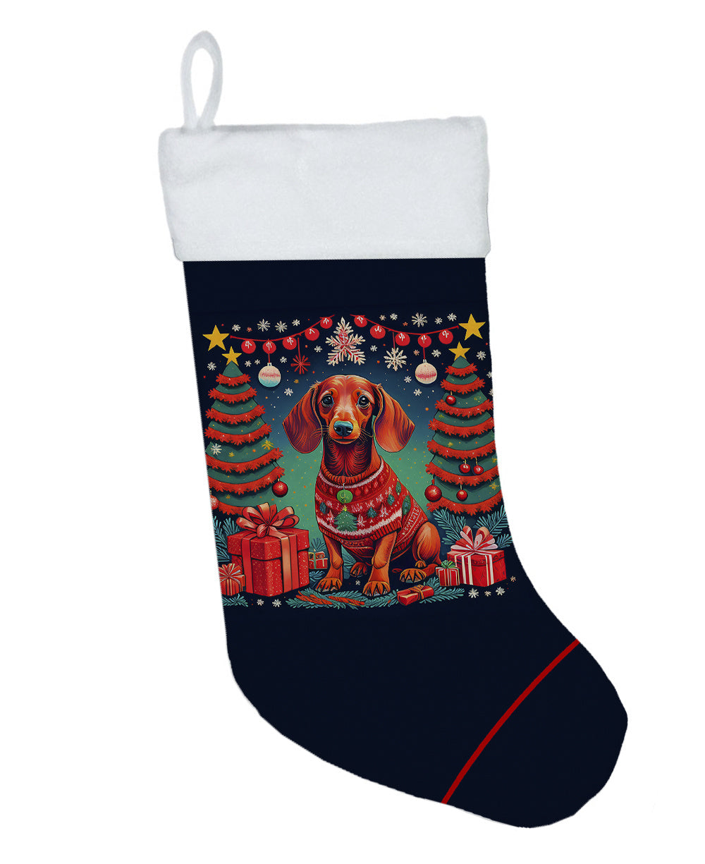 Dachshund - Christmas Holiday Stocking for Fun Family Decorations