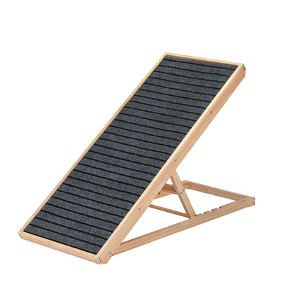 Wooden Adjustable Folding Ramp for Dogs and Cats