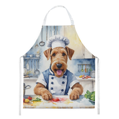 Airedale Terrier - The Chef Apron for Adult Women and Men - Unisex Large