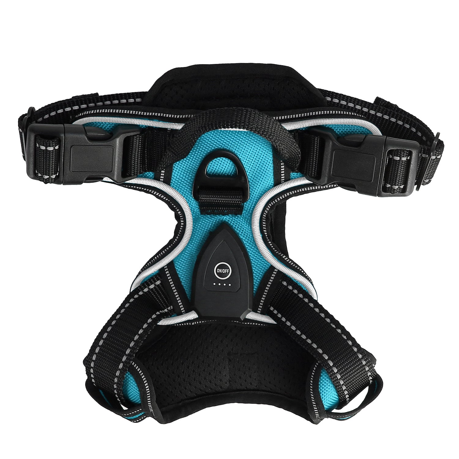 Rechargeable LED No Pull Harness Vest with Handle for Dogs