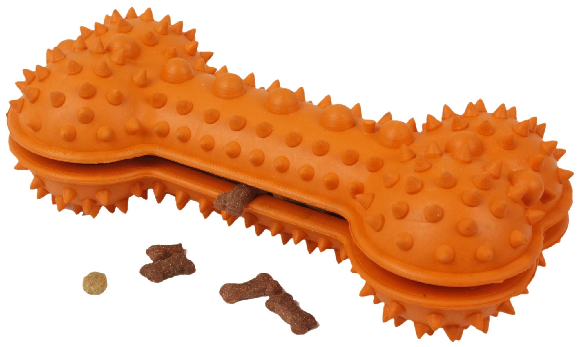 Pet Life - Denta-Bone Durable Treat Dispensing and Dental Cleaning Toy for Dogs