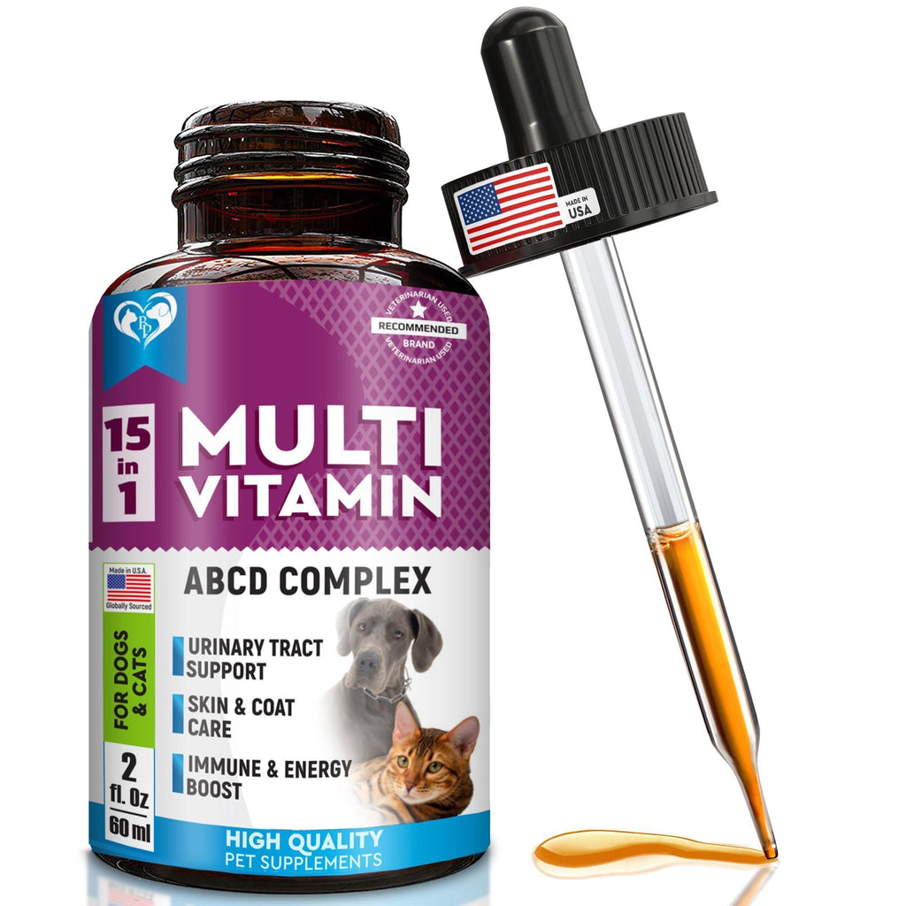 Multivitamin with Glucosamine and Cranberry Health Supplements for Dogs and Cats