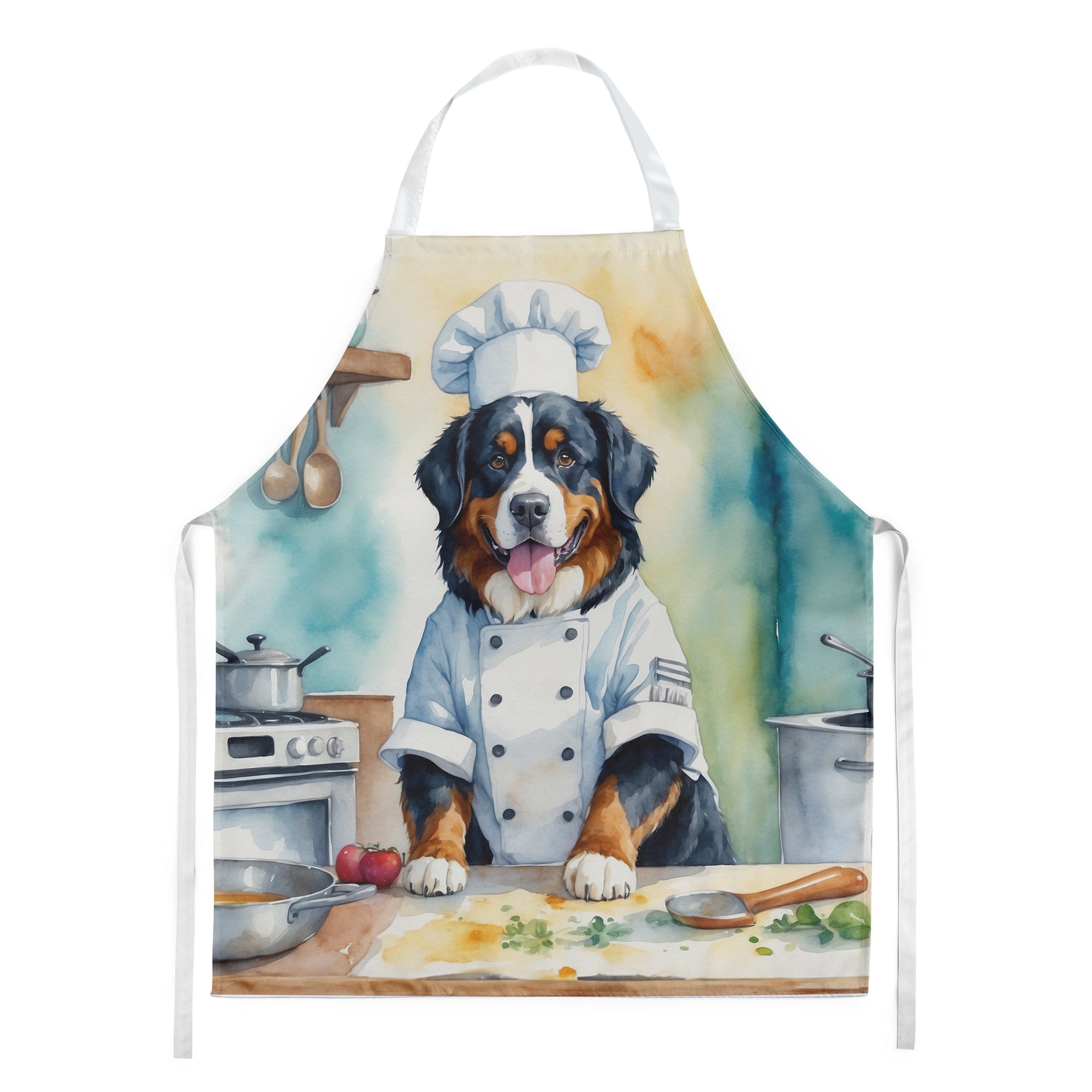 Bernese Mountain Dog - The Chef Apron for Adult Women and Men - Unisex Large