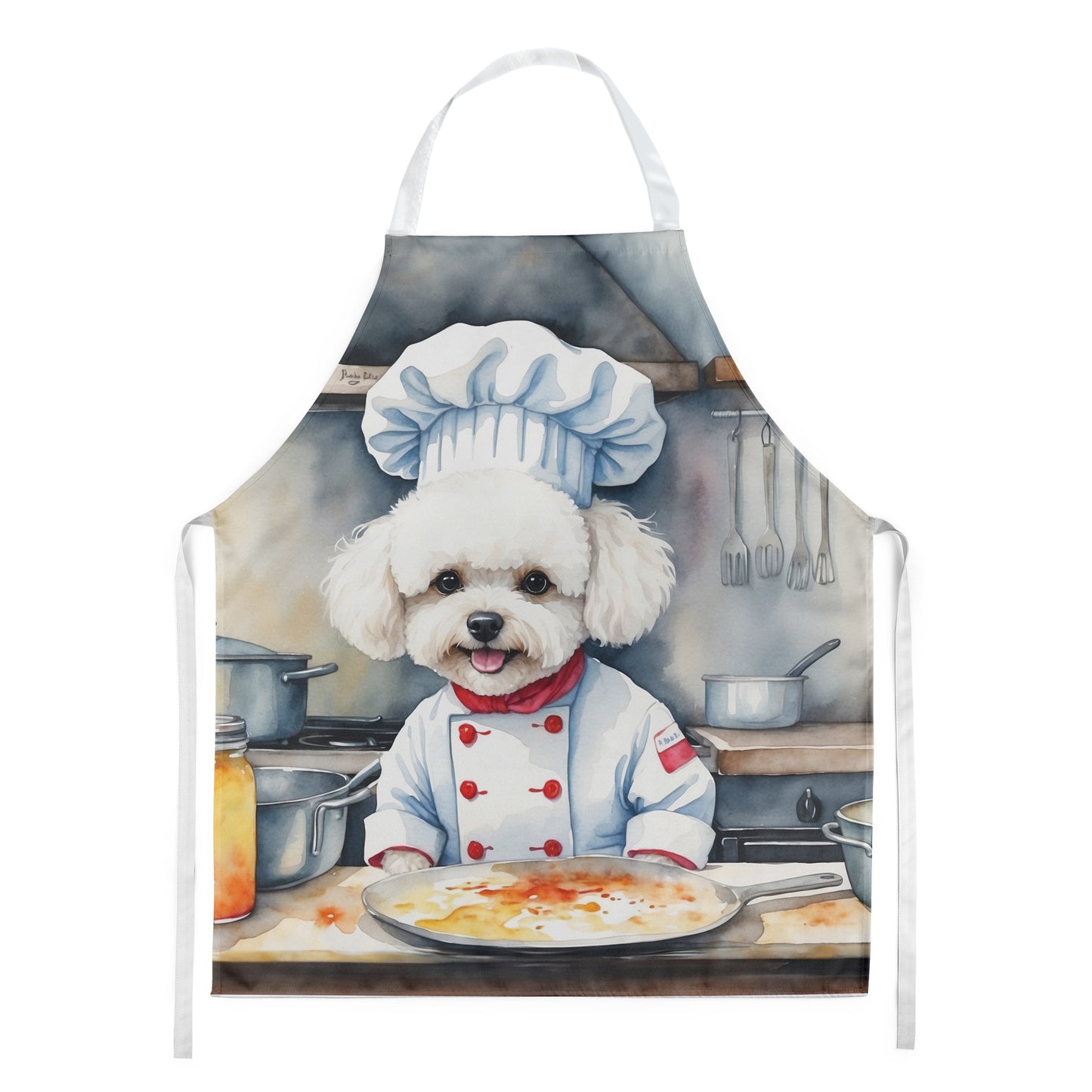 Bichon Frise - The Chef Apron for Adult Women and Men - Unisex Large