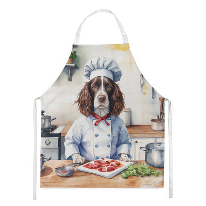 English Springer Spaniel - The Chef Apron for Adult Women and Men - Unisex Large