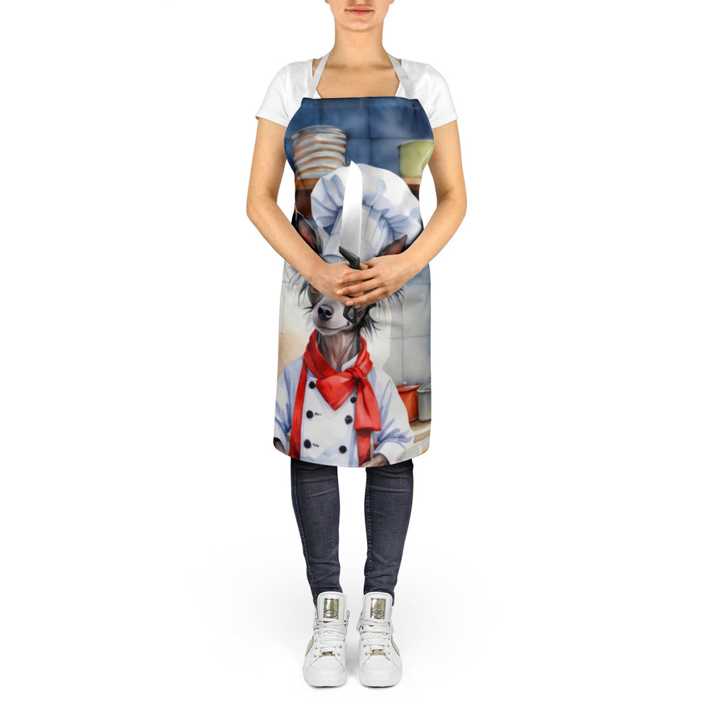 Chinese Crested - The Chef Apron for Adult Women and Men - Unisex Large