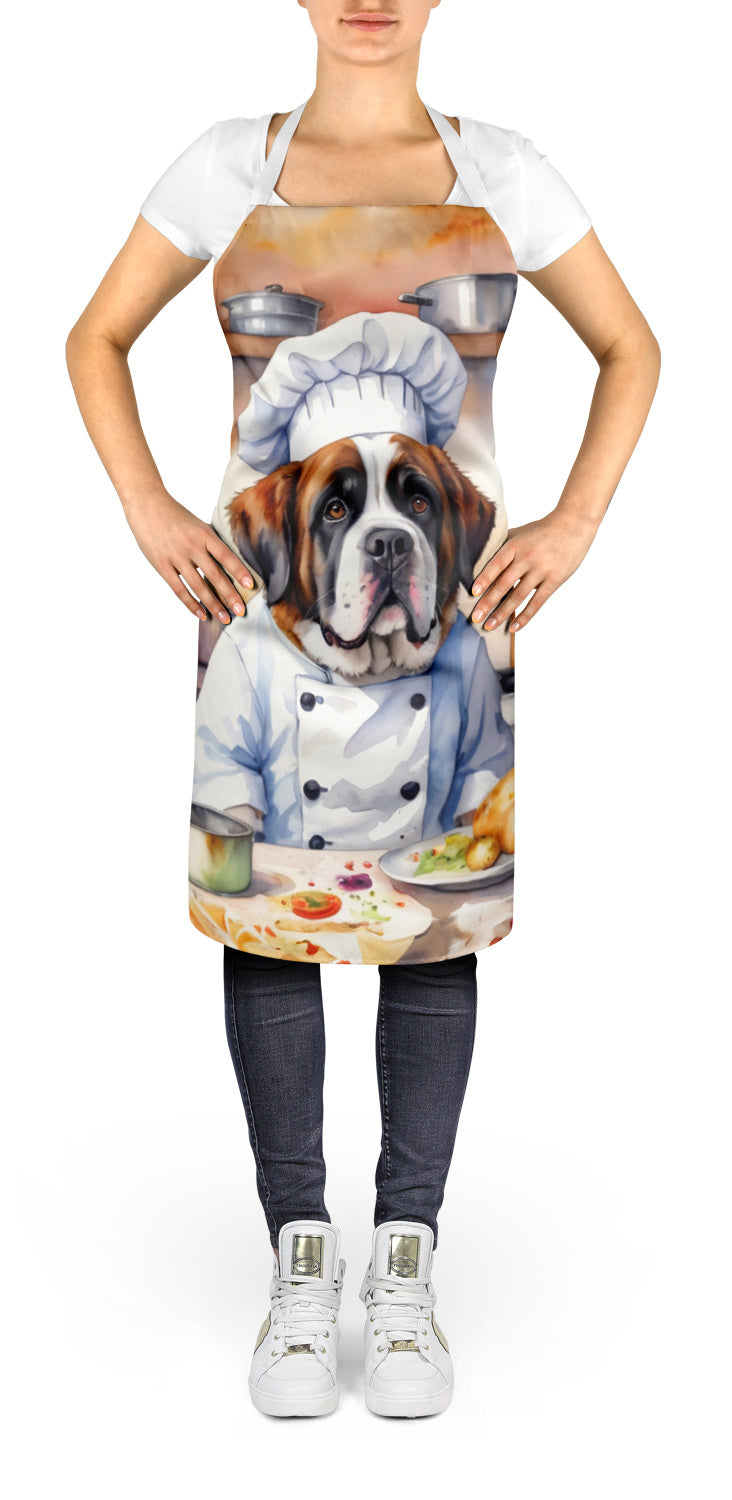 Saint Bernard - The Chef Apron for Adult Women and Men - Unisex Large