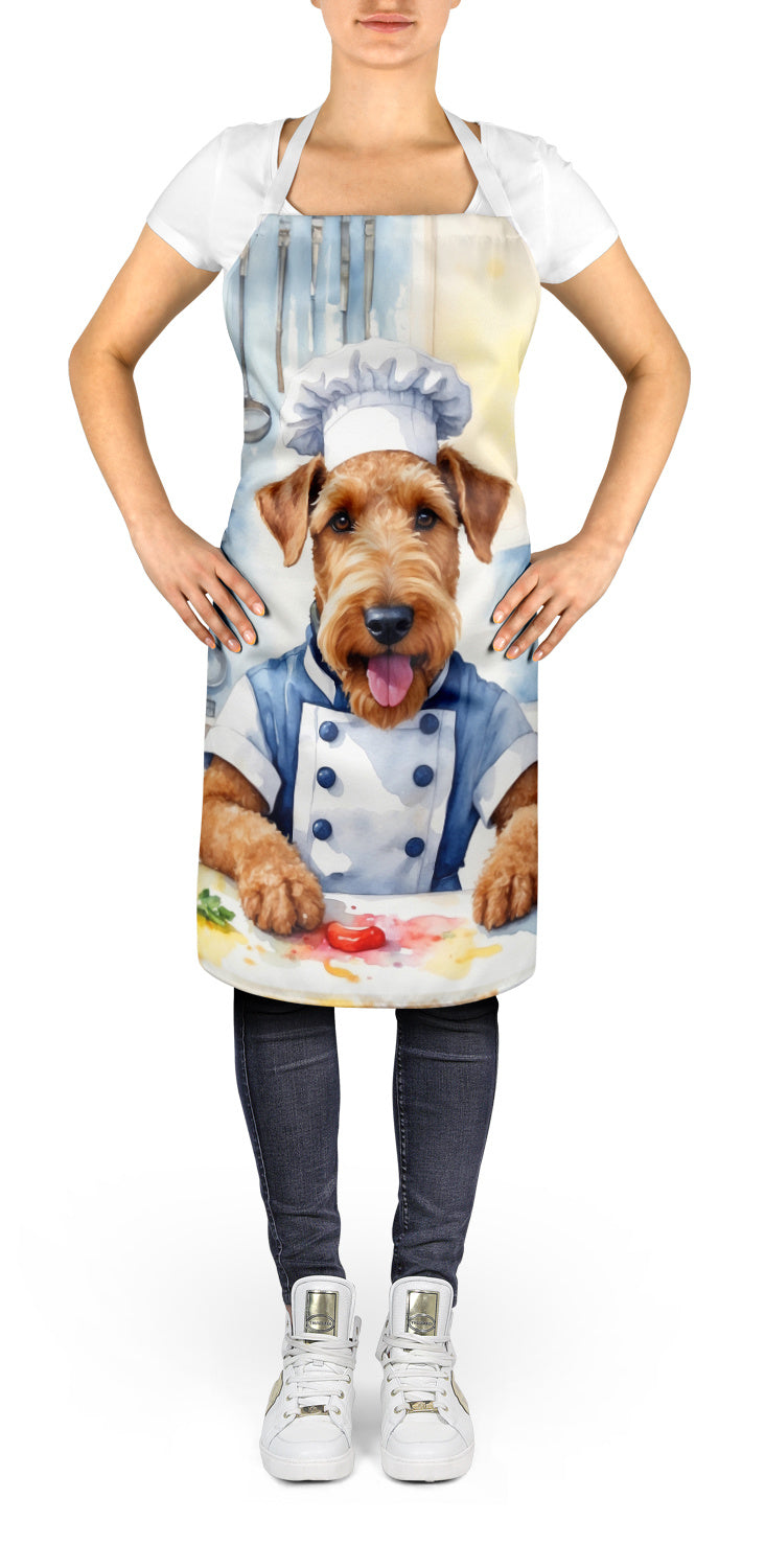 Airedale Terrier - The Chef Apron for Adult Women and Men - Unisex Large